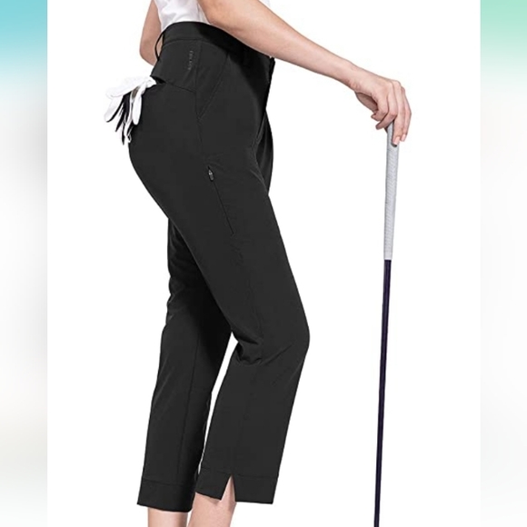 BALEAF Women's Golf Pants Stretch Lightweight Quick Dry Water Resistant Work Pan - Picture 1 of 8